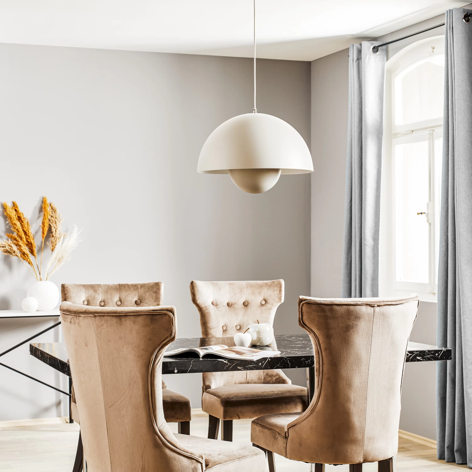 &Tradition Flowerpot VP2 Pendel 50 Hellgrau Matt – Bild 3