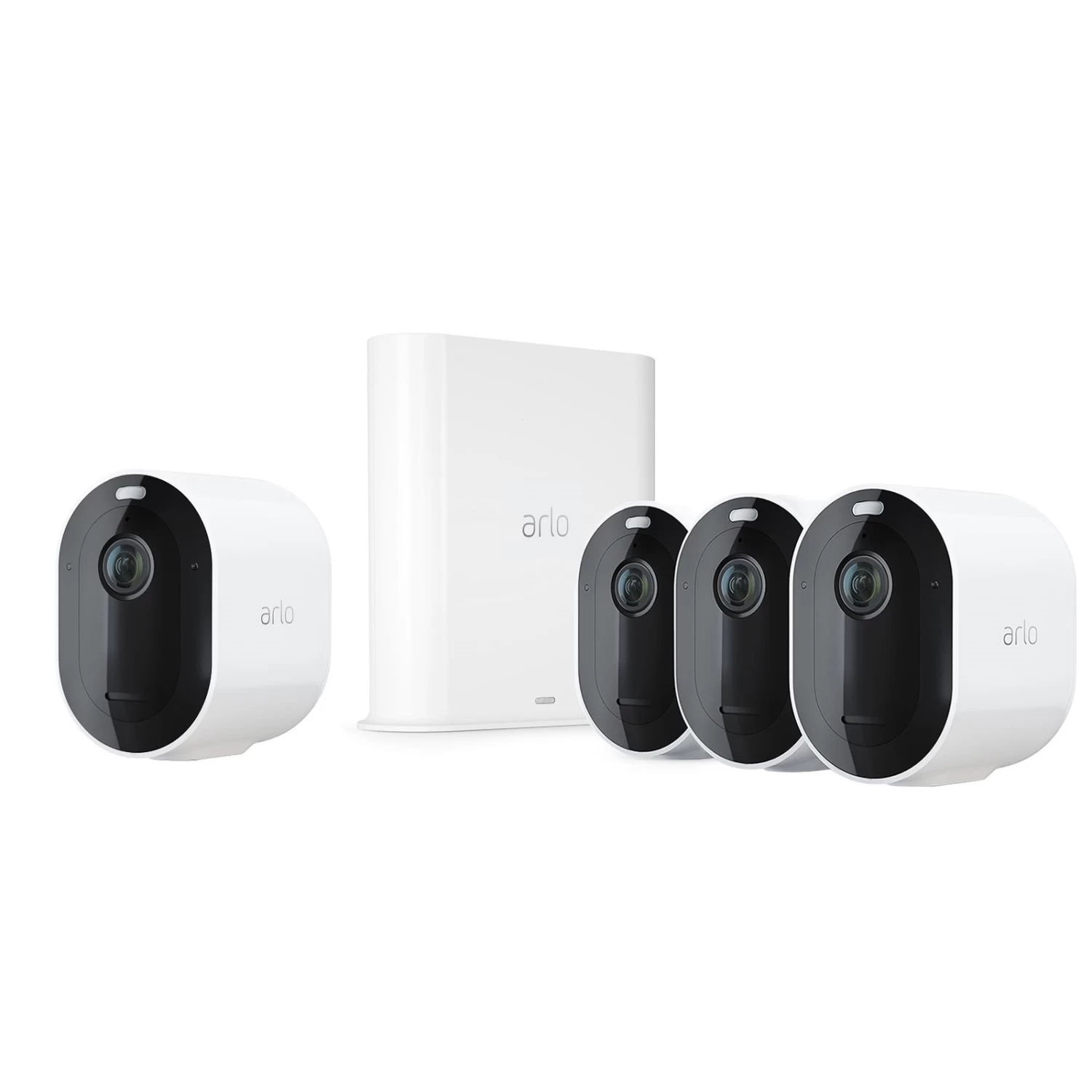 Arlo Pro 3 Sicherheitssystem Mit 4 Kameras Weiß