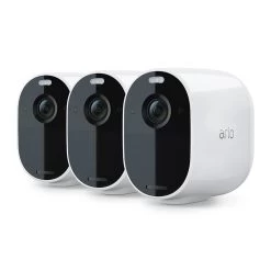 Arlo Essential Außenkamera, 3er Set, Weiß