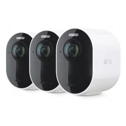 Arlo Ultra 2 Sicherheitssystem, 3 Kameras, Weiß