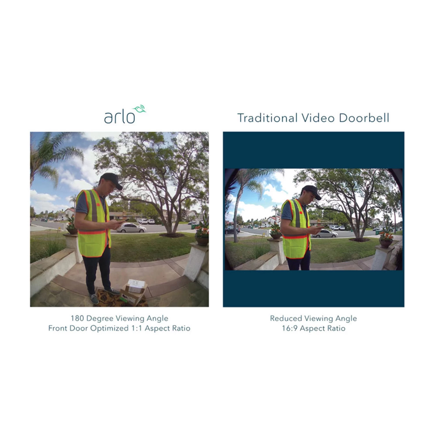 Arlo Essential Video-Türklingel Mit Kabel, Weiß – Bild 9