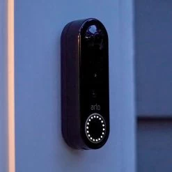 Arlo Essential Video-Türklingel, Kabellos, Schwarz