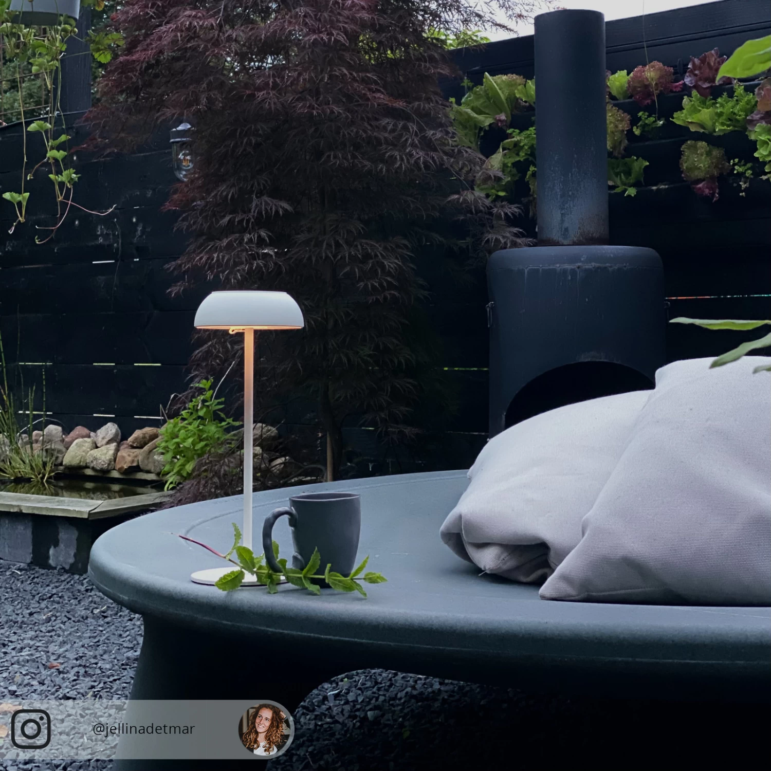 Axolight Float LED-Designer-Tischleuchte, Weiß – Bild 3