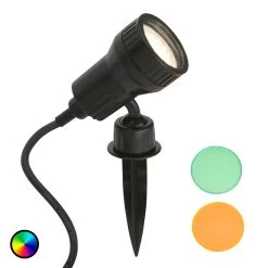 LED-Erdspießstrahler Terra Inklusive Farbfilter