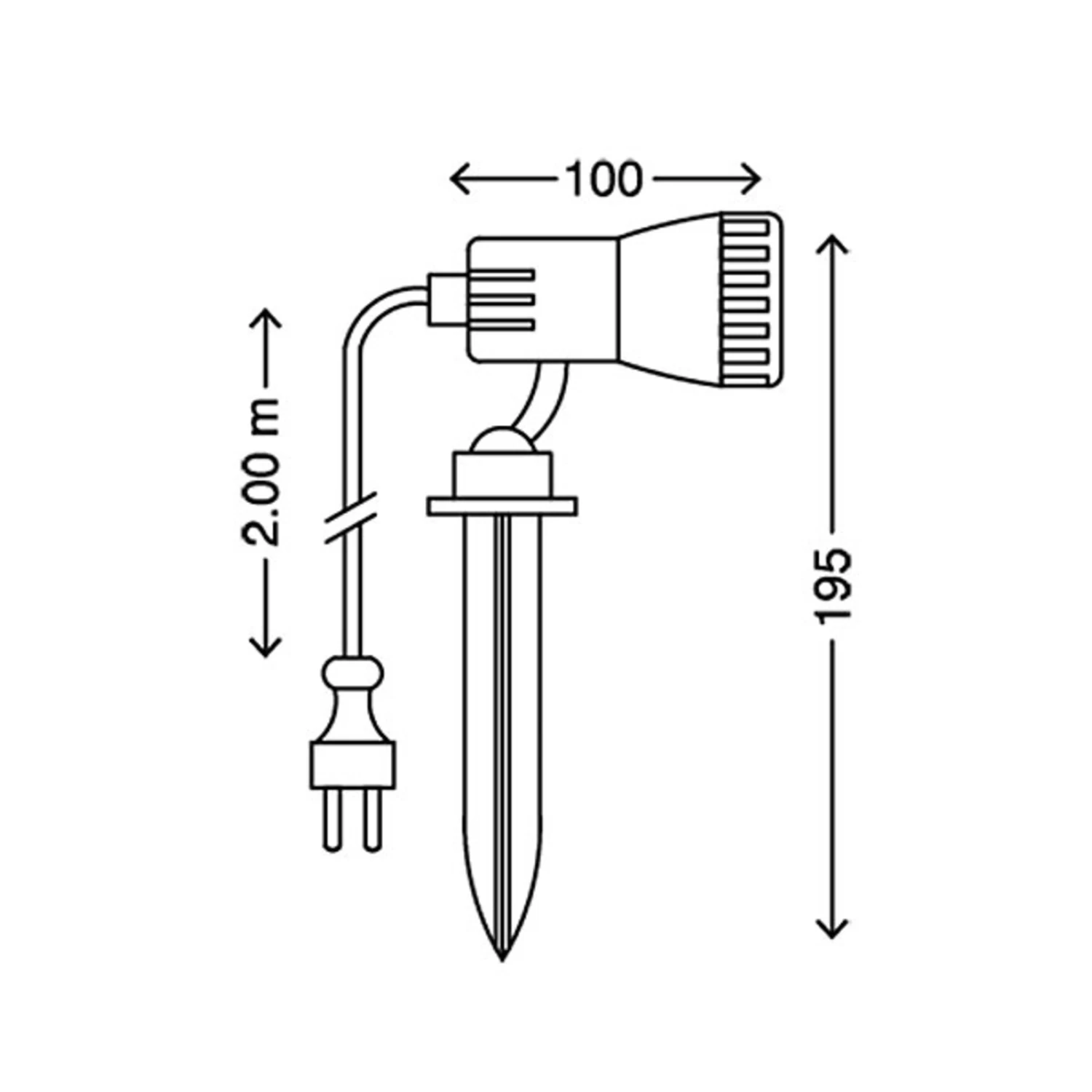 LED-Erdspießstrahler Terra Inklusive Farbfilter – Bild 4