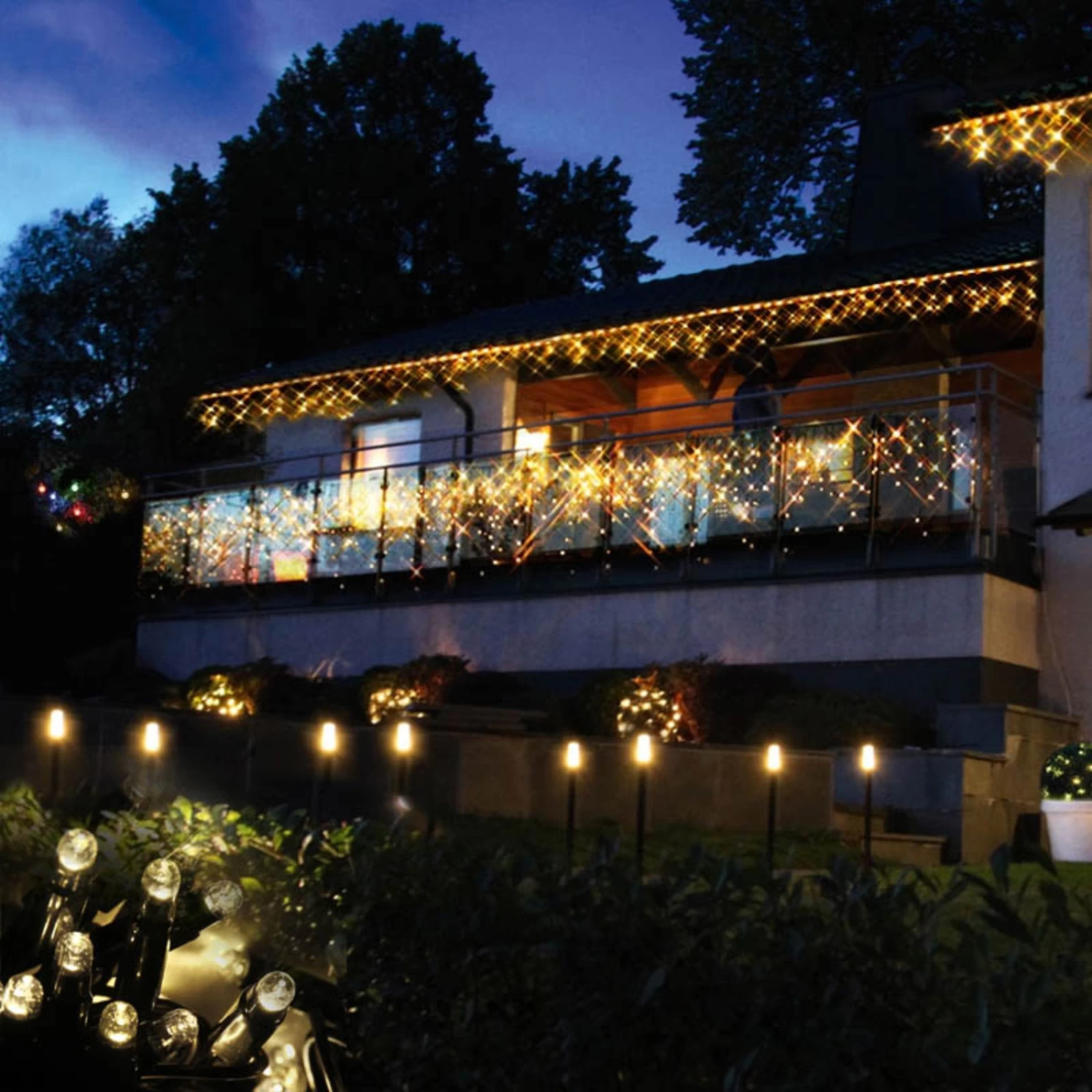 Erweiterungskette LED-Lichtervorhang System 24 – Bild 3