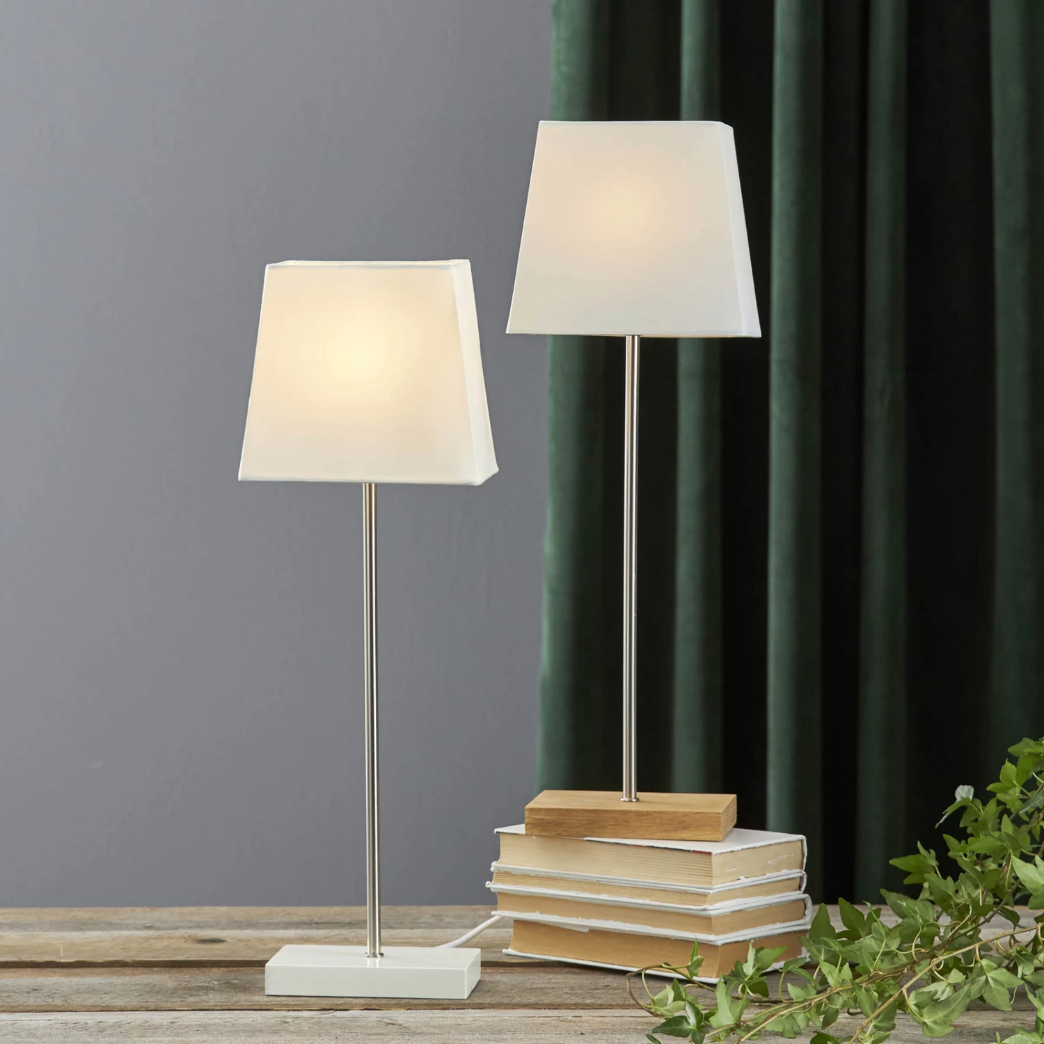 Dekoleuchte Combi Pack - Stern U. Schirm -Fuß Weiß – Bild 3