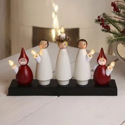 Kerzenleuchter Luciakör Mit Chormotiv, 5-flammig