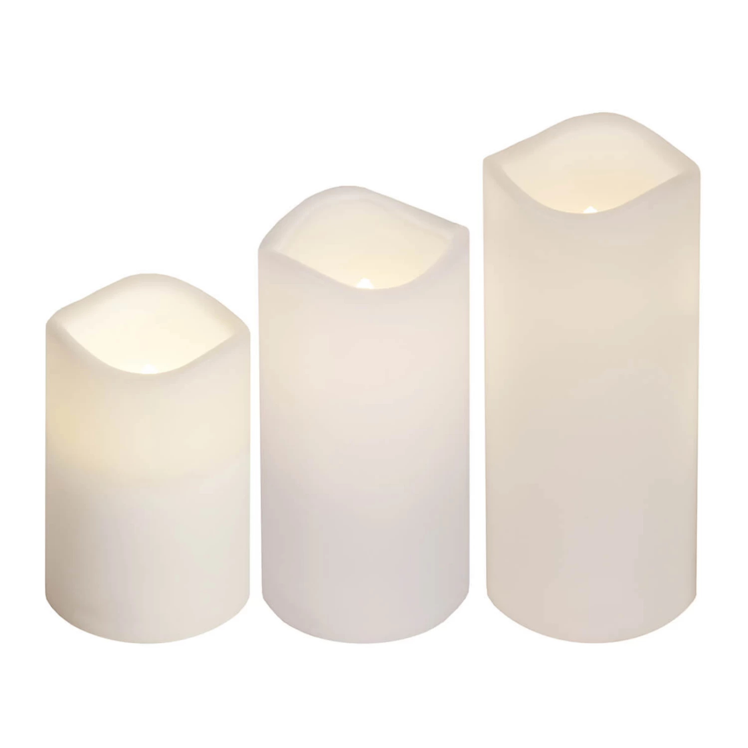 Dreierset LED-Kerzen Für Den Außenbereich – Bild 3