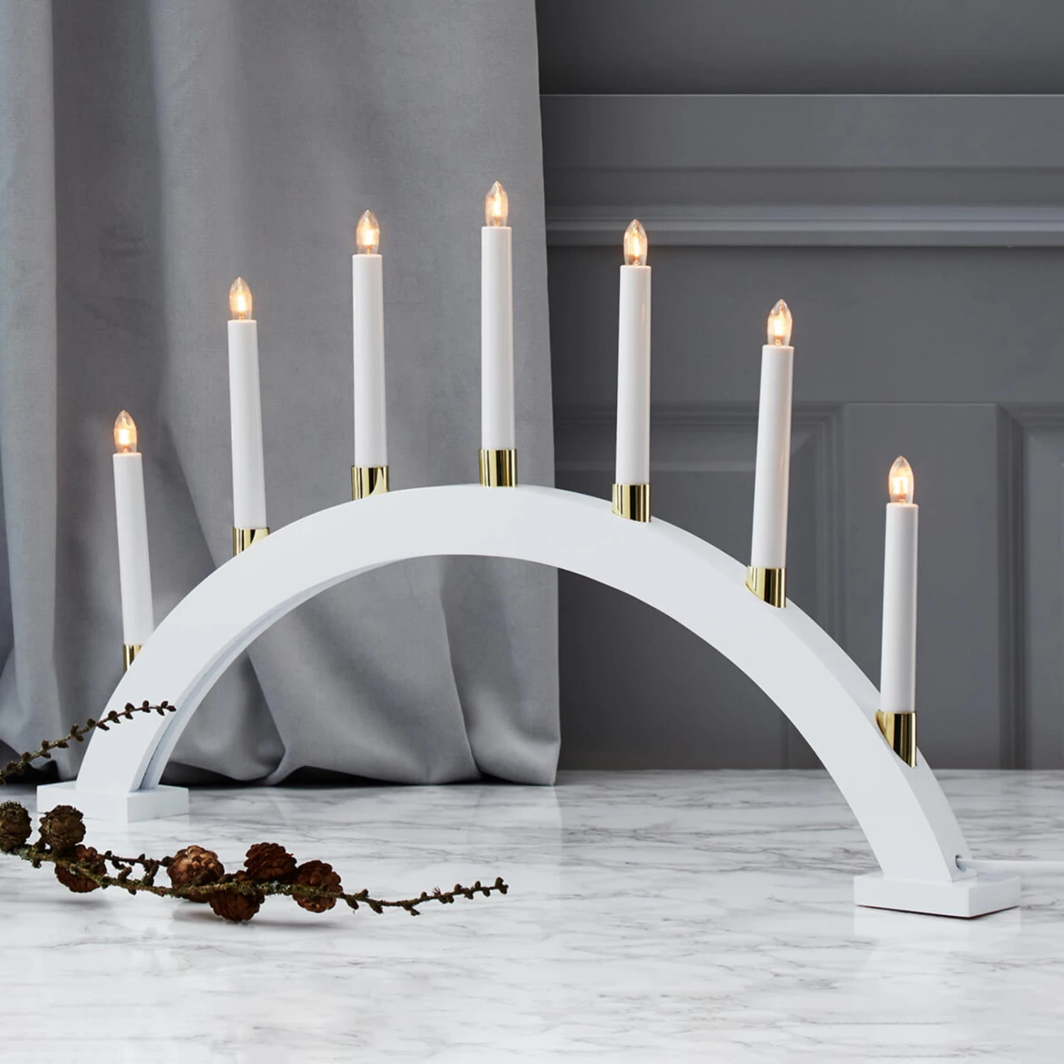 Holz-Lichterbogen Gillian Weiß