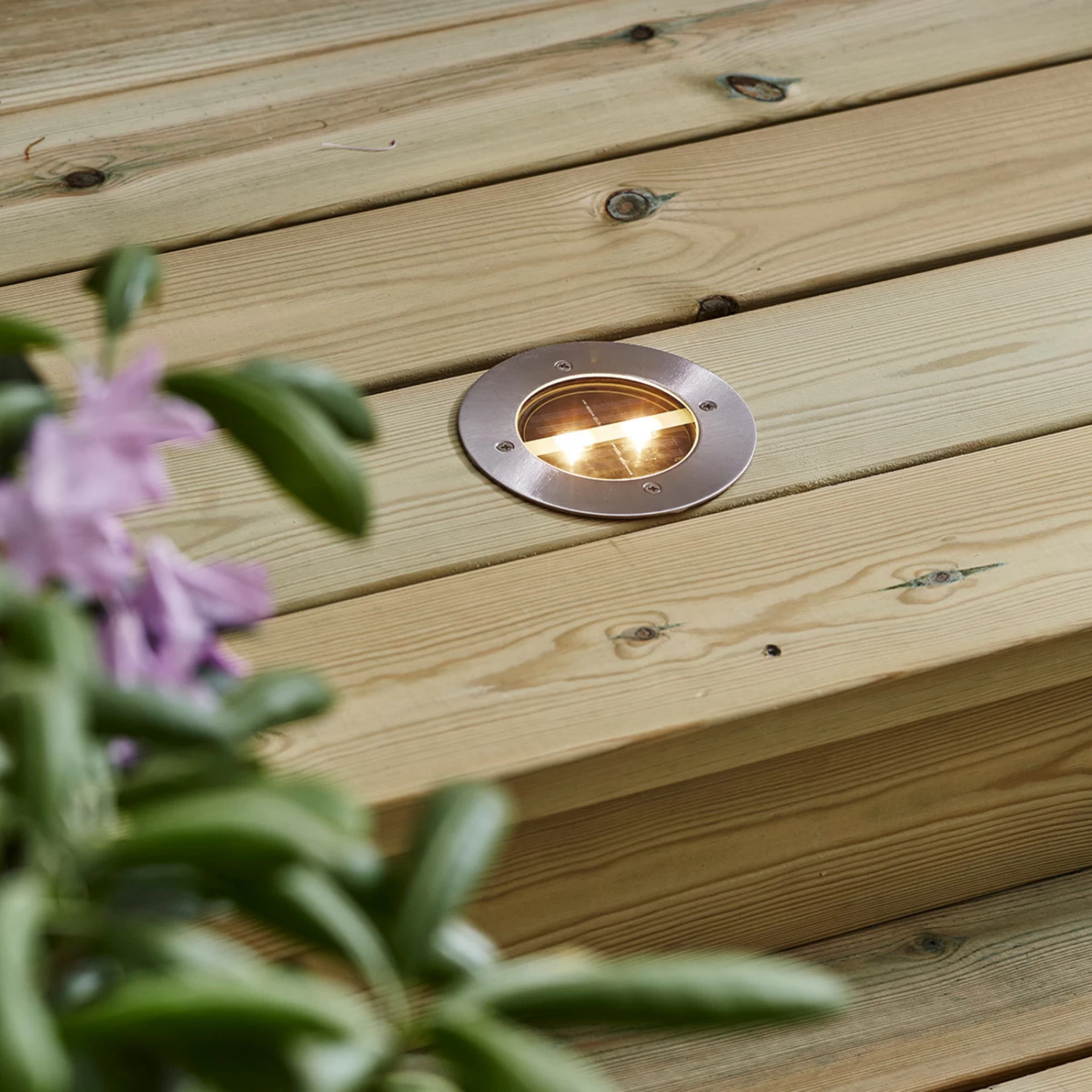 Runde LED-Solar-Einbauleuchte Decklight – Bild 2