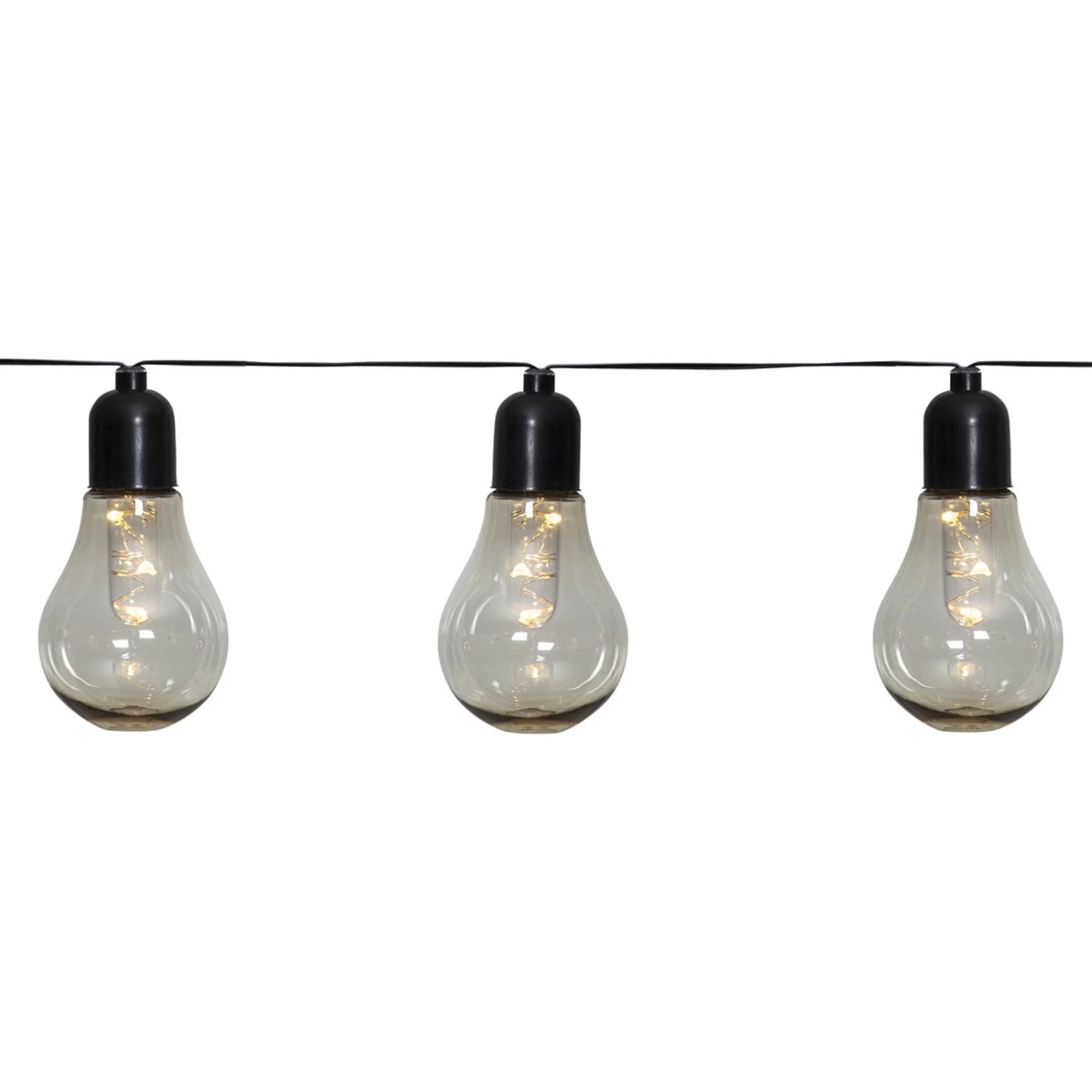 LED-Lichterkette Glow, Batterie, Klar – Bild 4