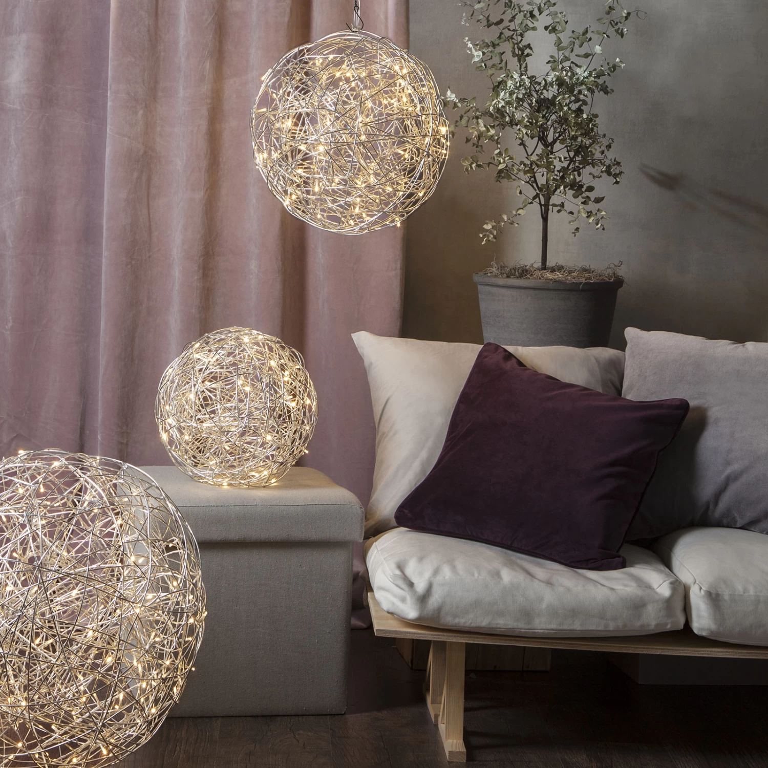 LED-Außendeko TrasselØ 50 Cm – Bild 3