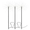 LED-Dekoleuchte Firework Outdoor, 3er-Set Warmweiß