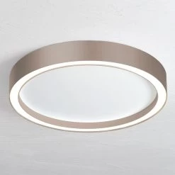 Bopp Aura LED-Deckenlampe Ø 40cm Weiß/taupe