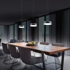 BANKAMP Tondo II Hängeleuchte 3-flammig Anthrazit