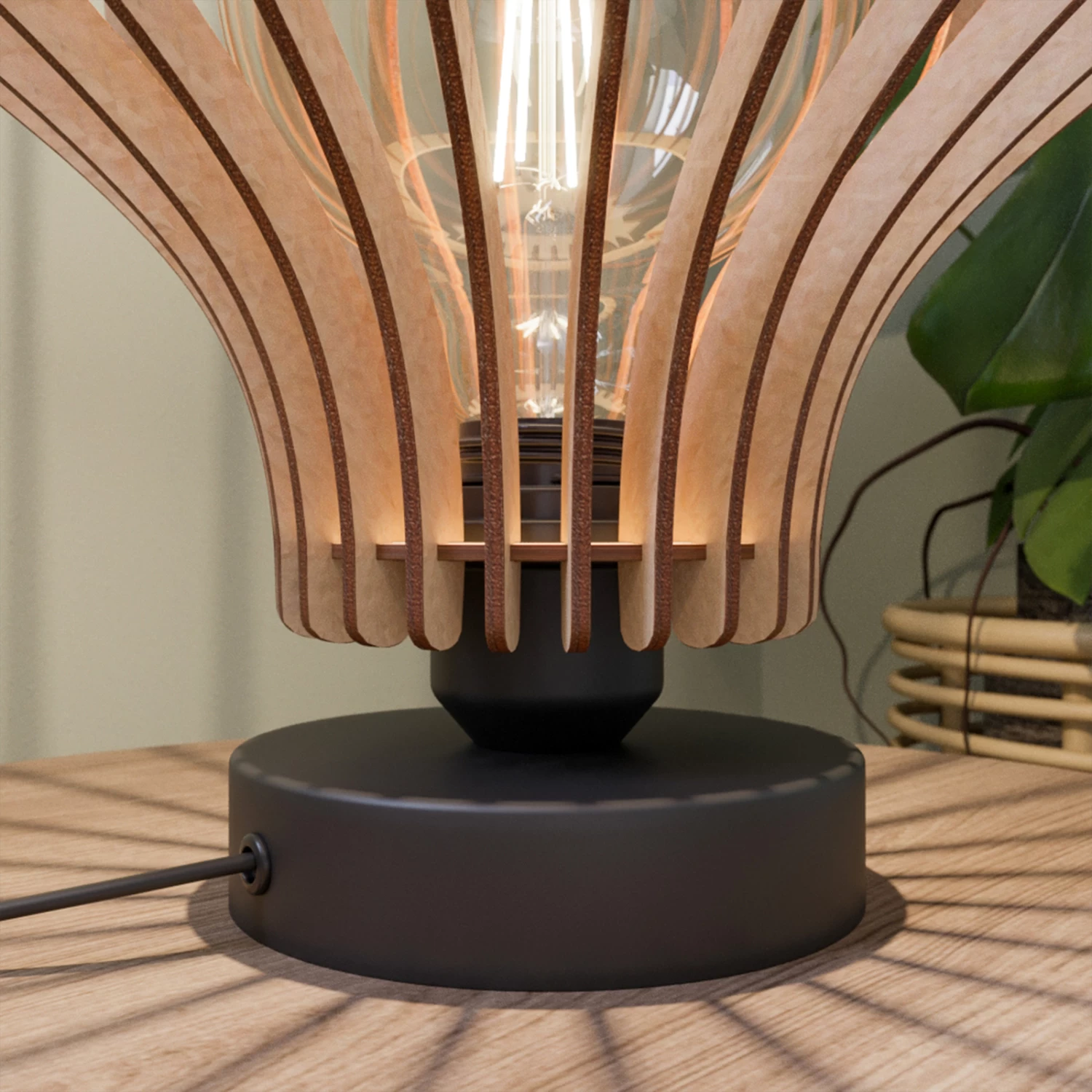 Envostar Faje Tischleuchte Aus Birkensperrholz – Bild 4