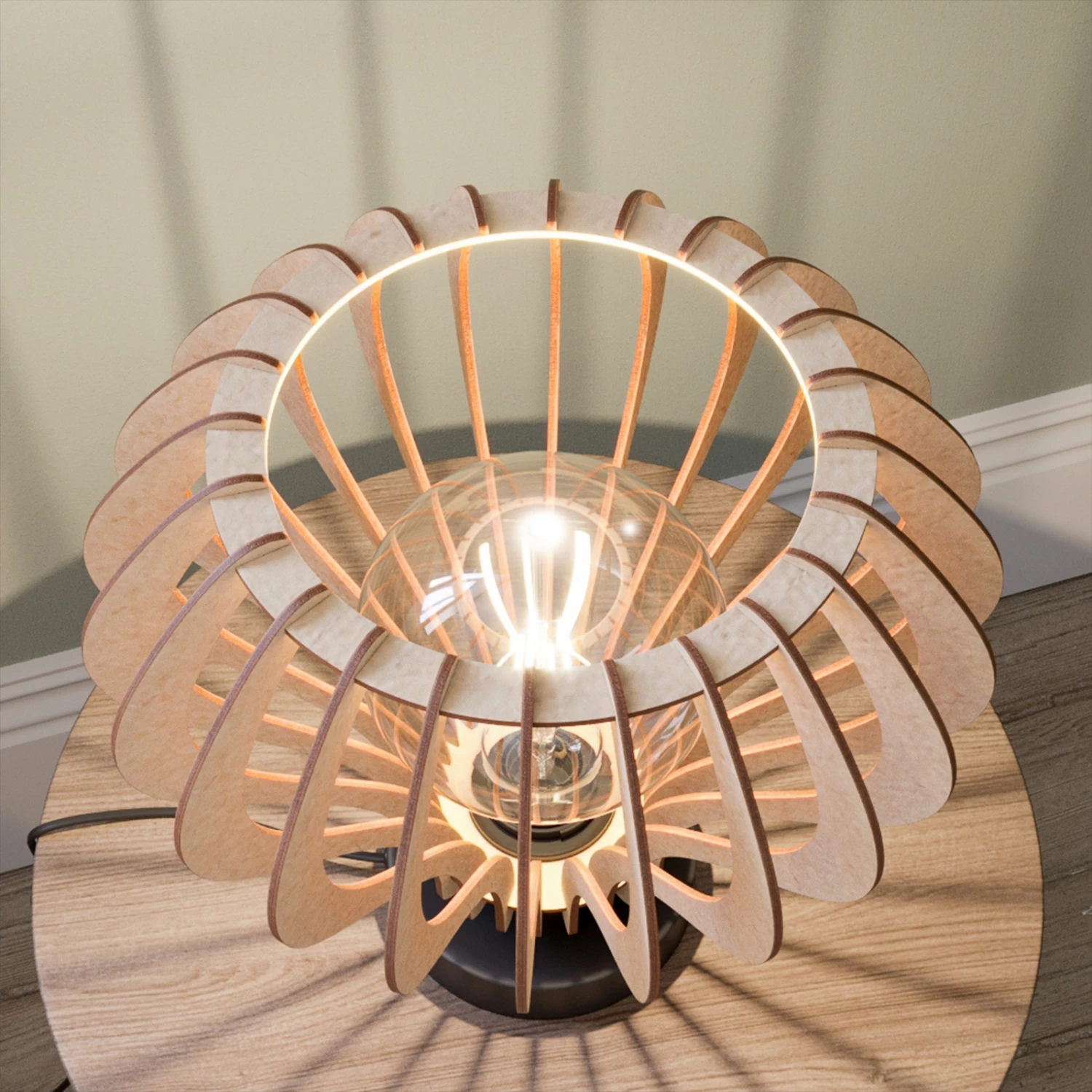 Envostar Faje Tischleuchte Aus Birkensperrholz – Bild 9