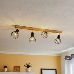 Envostar Aria Deckenlampe Eiche Geölt, 4-flammig