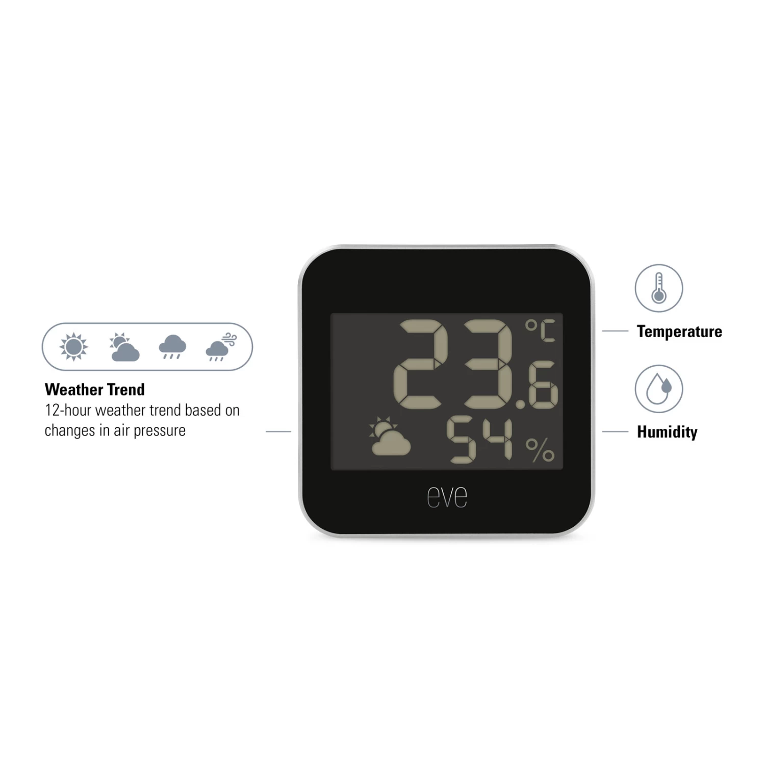 Eve Weather Smart Home Wetterstation, Thread-fähig – Bild 2