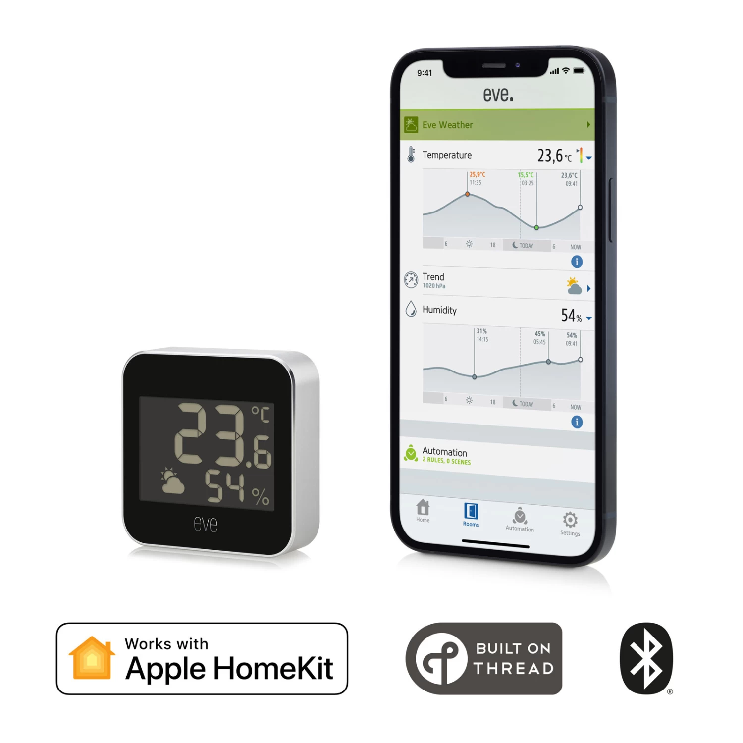 Eve Weather Smart Home Wetterstation, Thread-fähig – Bild 3