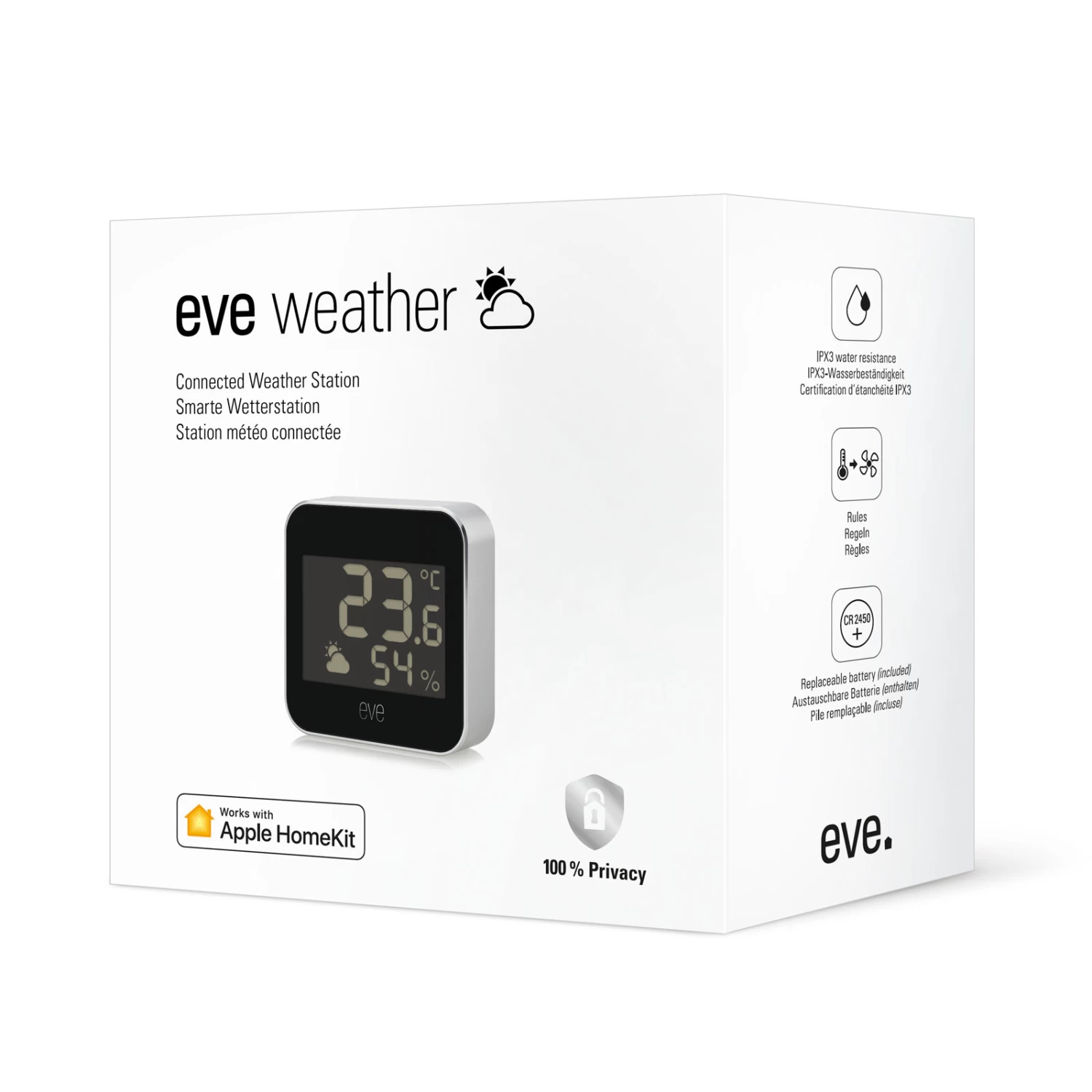 Eve Weather Smart Home Wetterstation, Thread-fähig – Bild 9