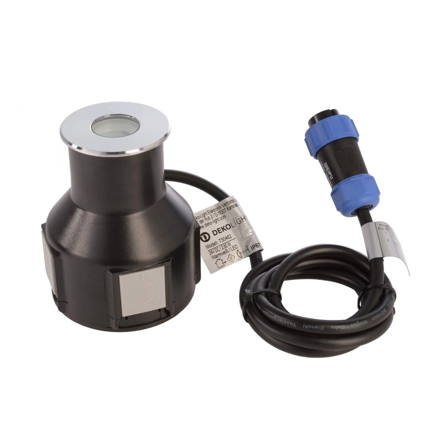 LED-Bodeneinbauleuchte Alzirr IP67 3.000K – Bild 3