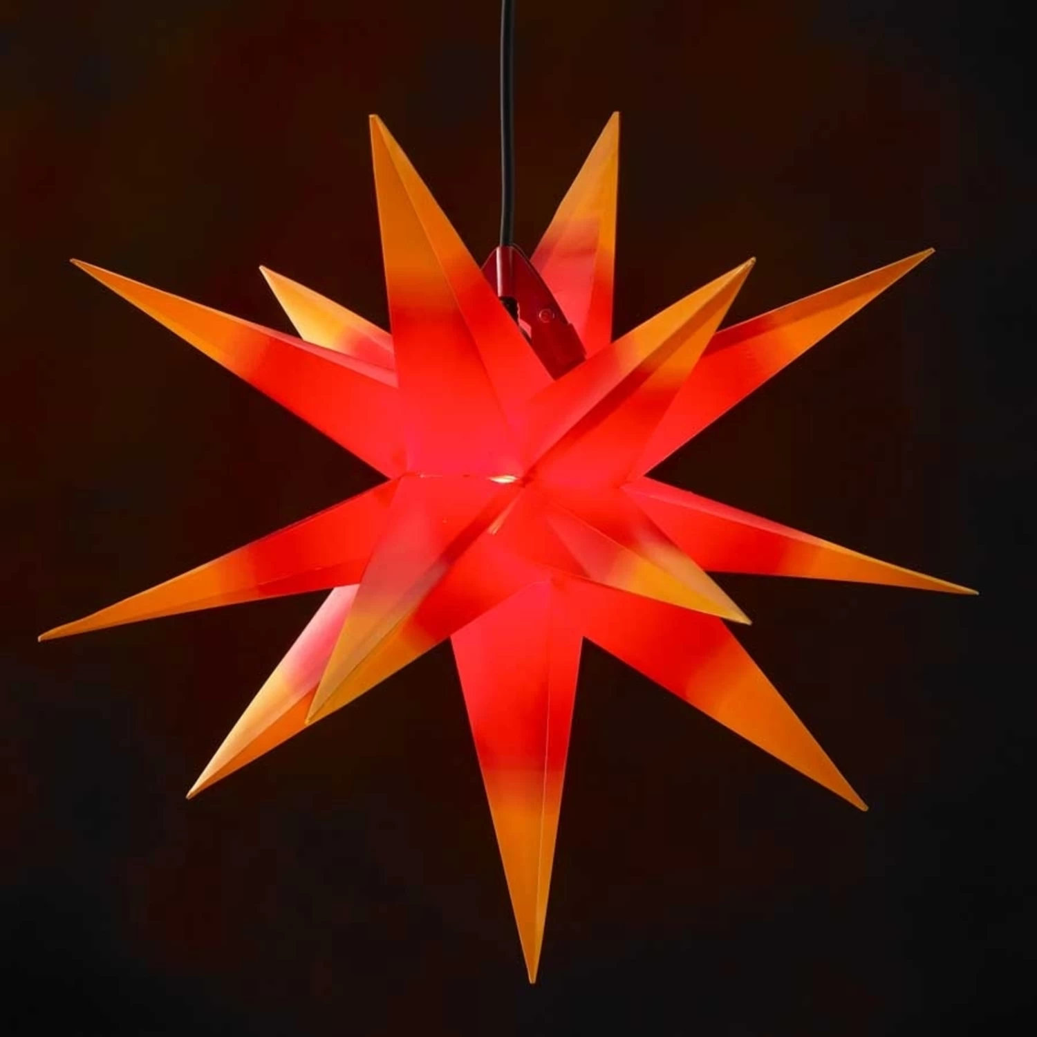 Stern Ganesha 18-zackig Für Außen In Rot-Gelb – Bild 3