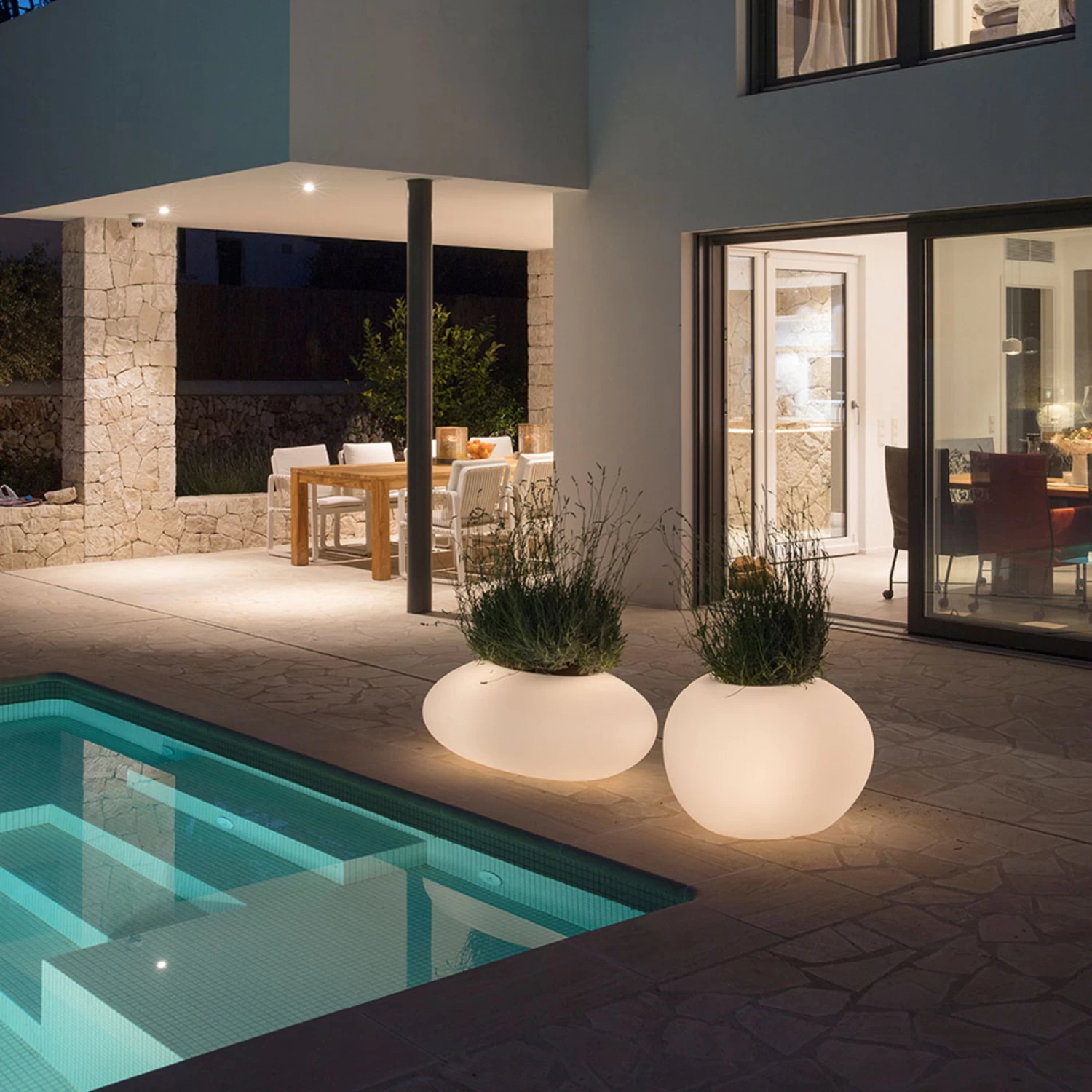 Dekolampe Storus III LED RGB+CCT Bepflanzbar Weiß – Bild 4