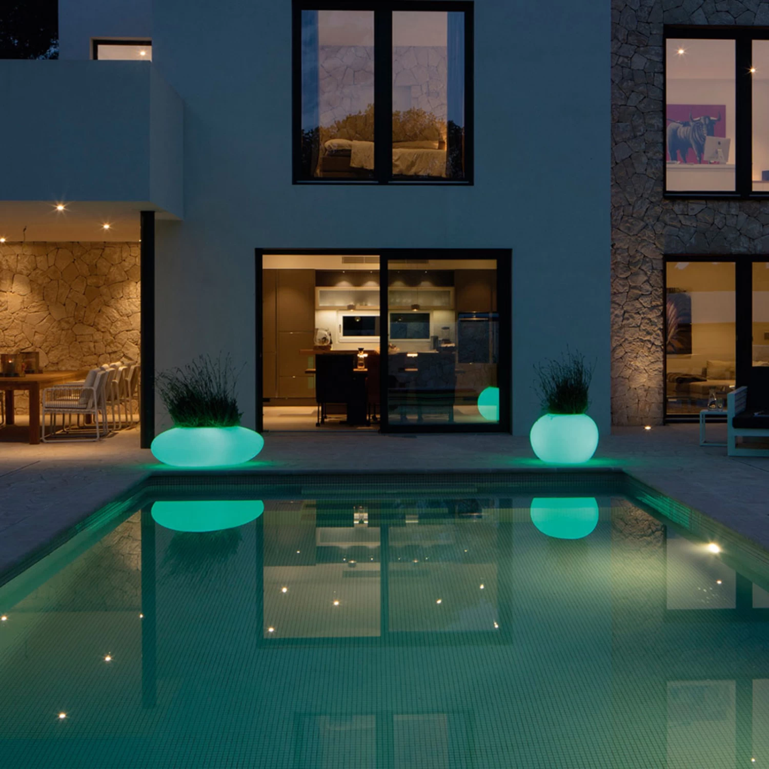 Dekolampe Storus IV LED RGB+CCT Bepflanzbar Weiß – Bild 4