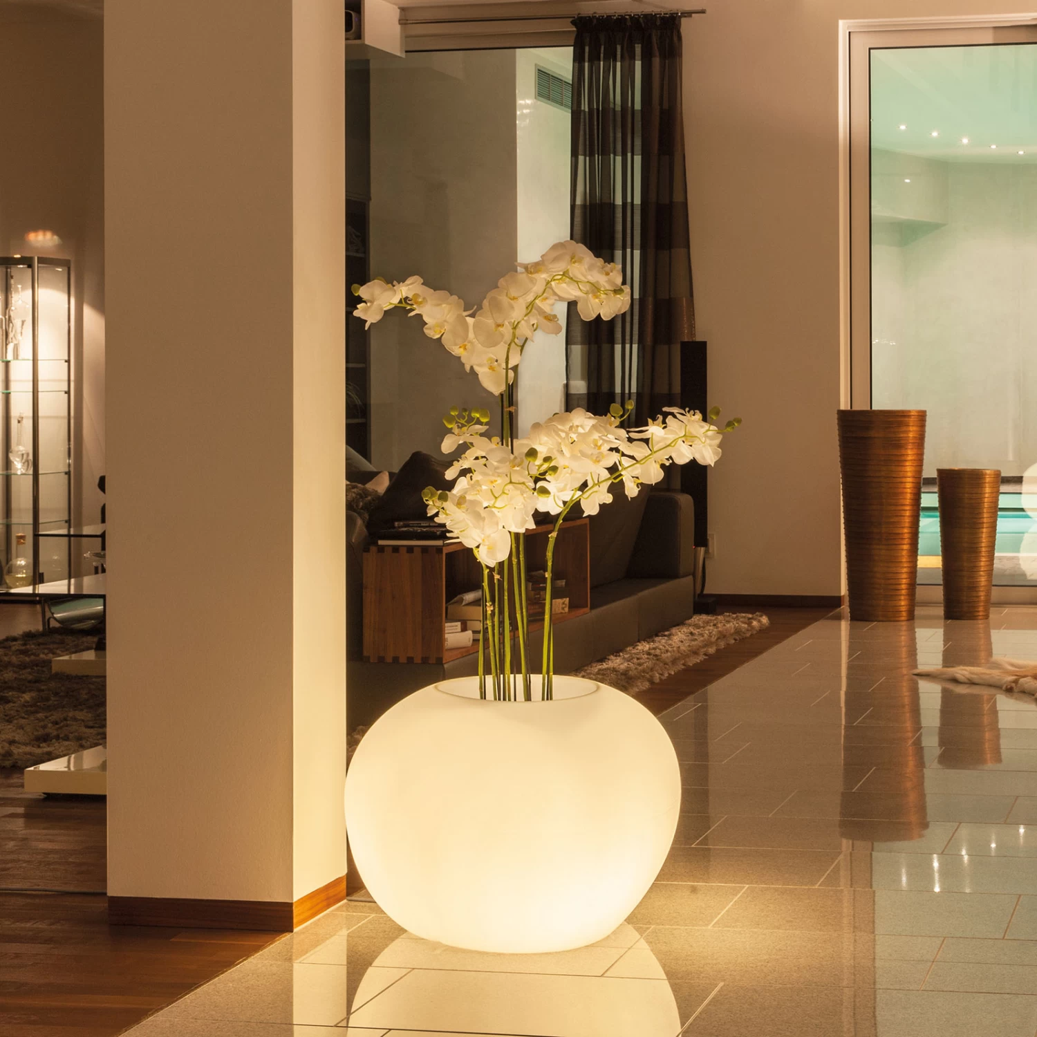 Dekolampe Storus IV LED RGB+CCT Bepflanzbar Weiß – Bild 6