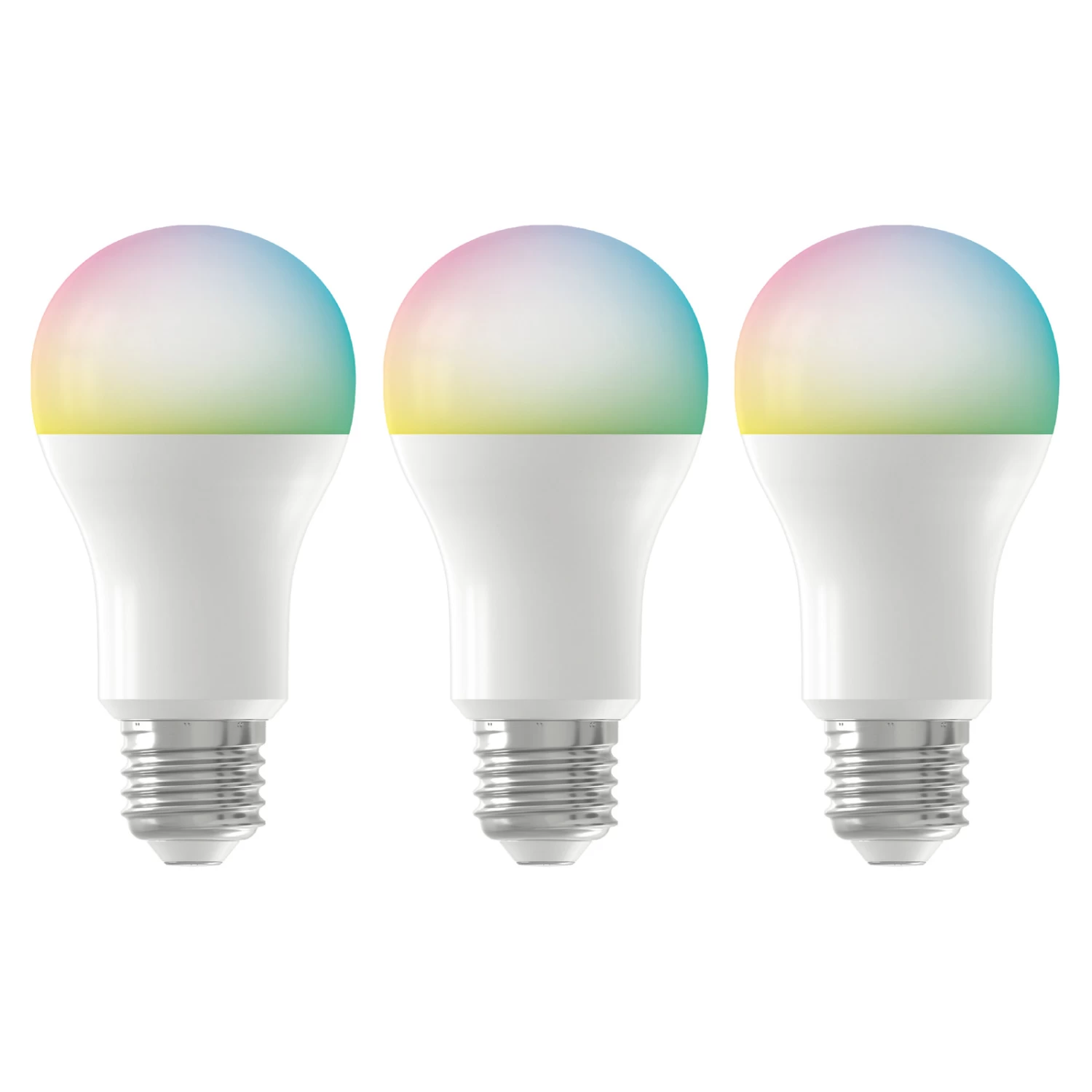 Denver SHL-350 E27 9W LED-Lampe Matt RGBW WLAN 3er – Bild 2