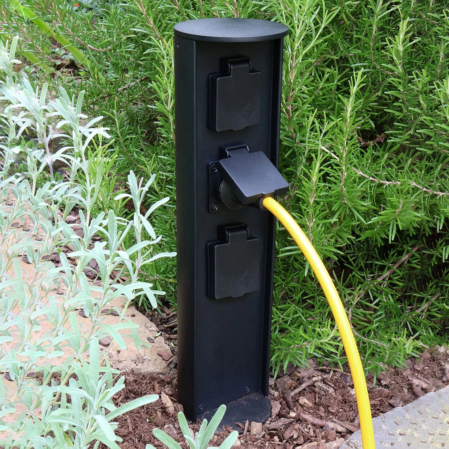 Steckdosensäule Socket, 3 Anschlüsse, Max. 3.500 W – Bild 7