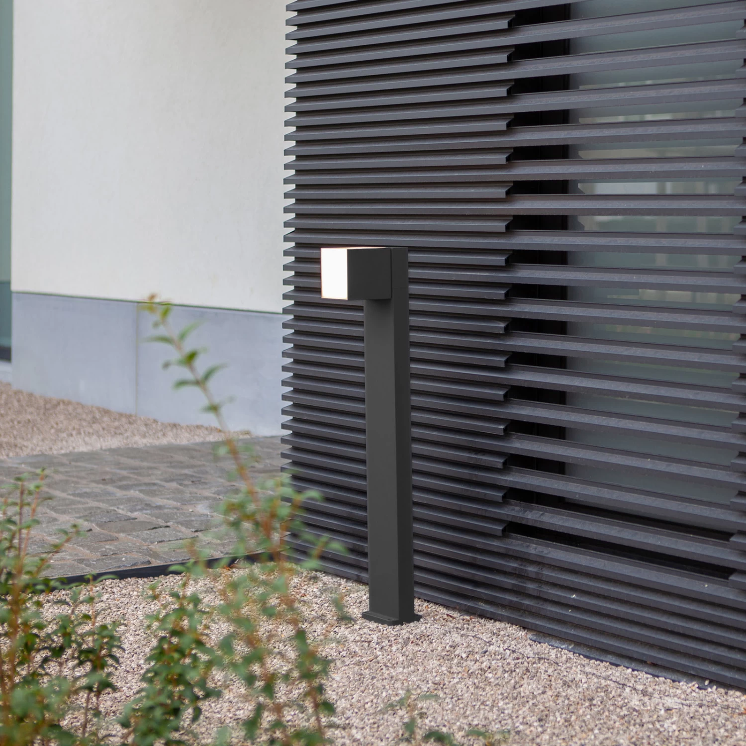 LED-Wegeleuchte Cuba, 1-fl., Schwarz, 3.000K – Bild 2