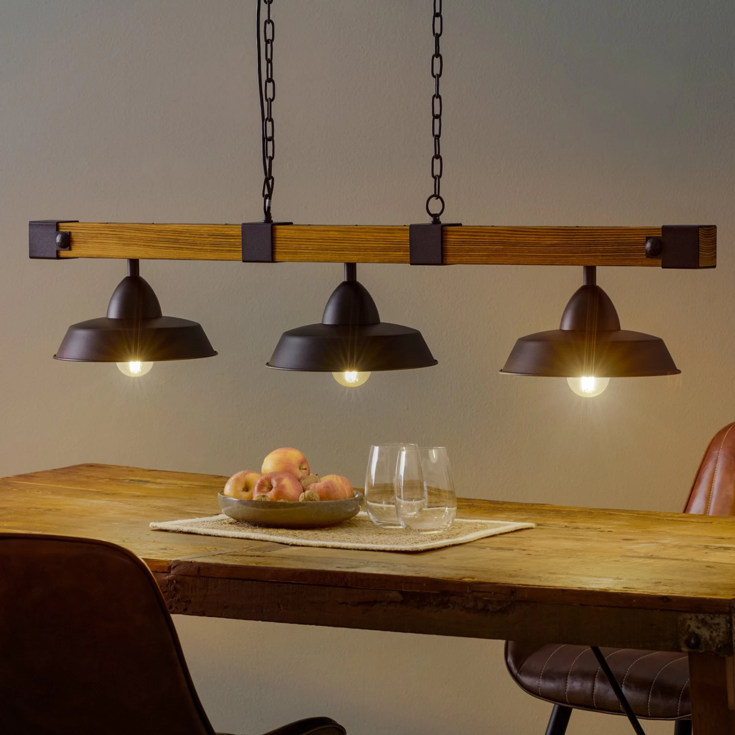 EGLO Pendelleuchte Oldbury In Rustikaler Optik