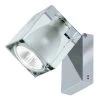 Fabbian Cubetto Wandleuchte GU10 Chrom/klar