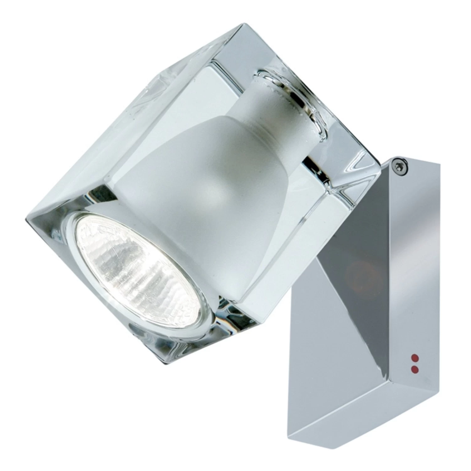 Fabbian Cubetto Wandleuchte GU10 Chrom/klar