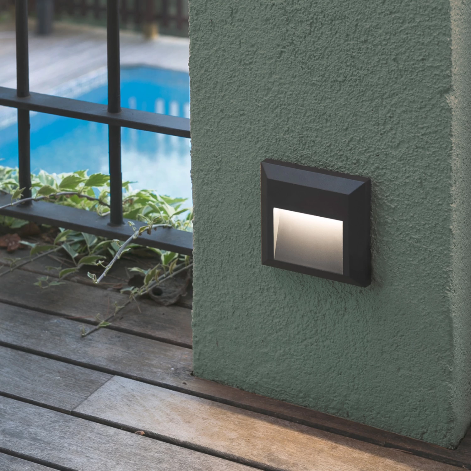 Grant - Eckige LED-Außenwandleuchte – Bild 2