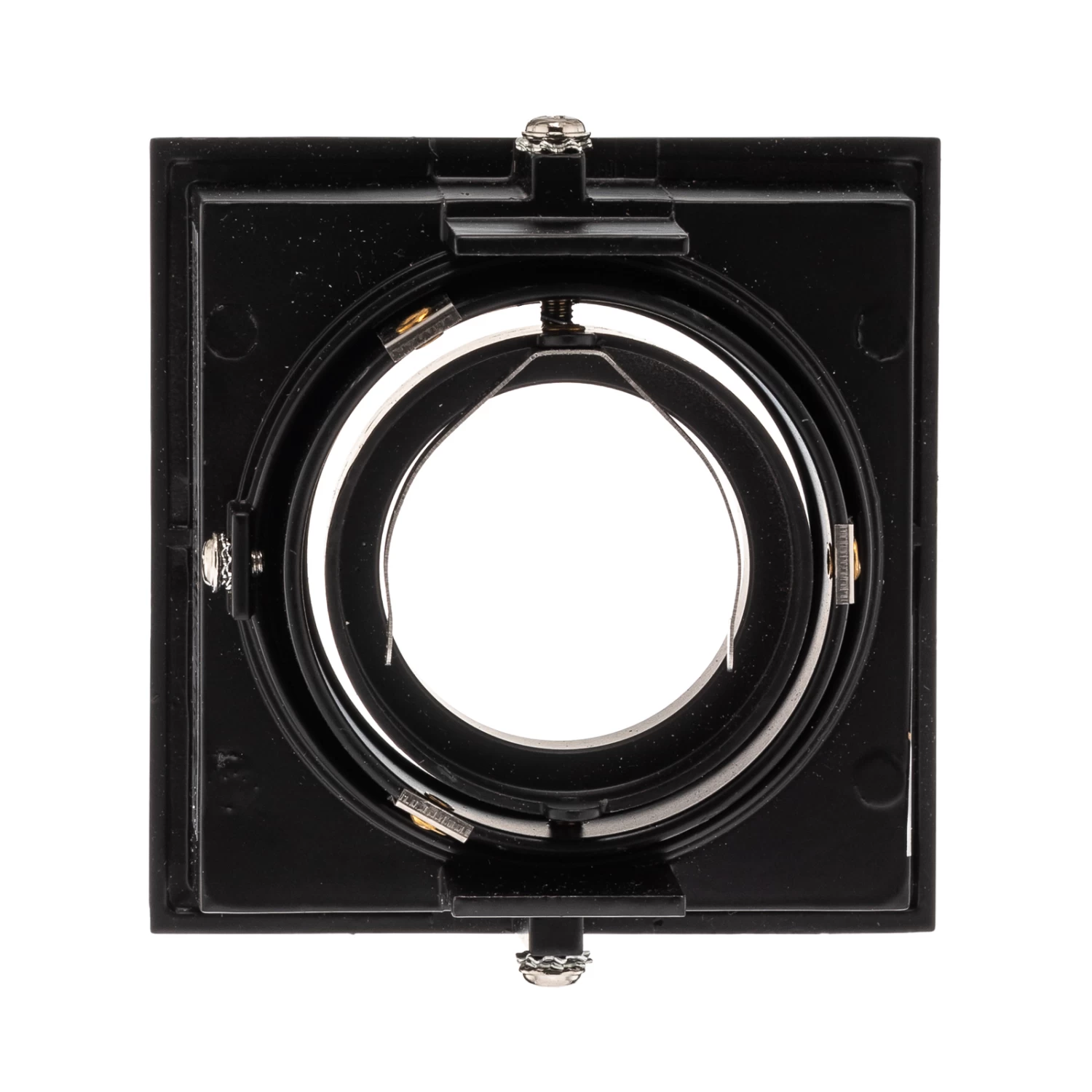 Einbauspot Hyde 1-flammig Eckig Schwenkbar Schwarz – Bild 4