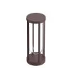 FLOS In Vitro Bollard 1, 2.700 K 40 Cm Dunkelbraun