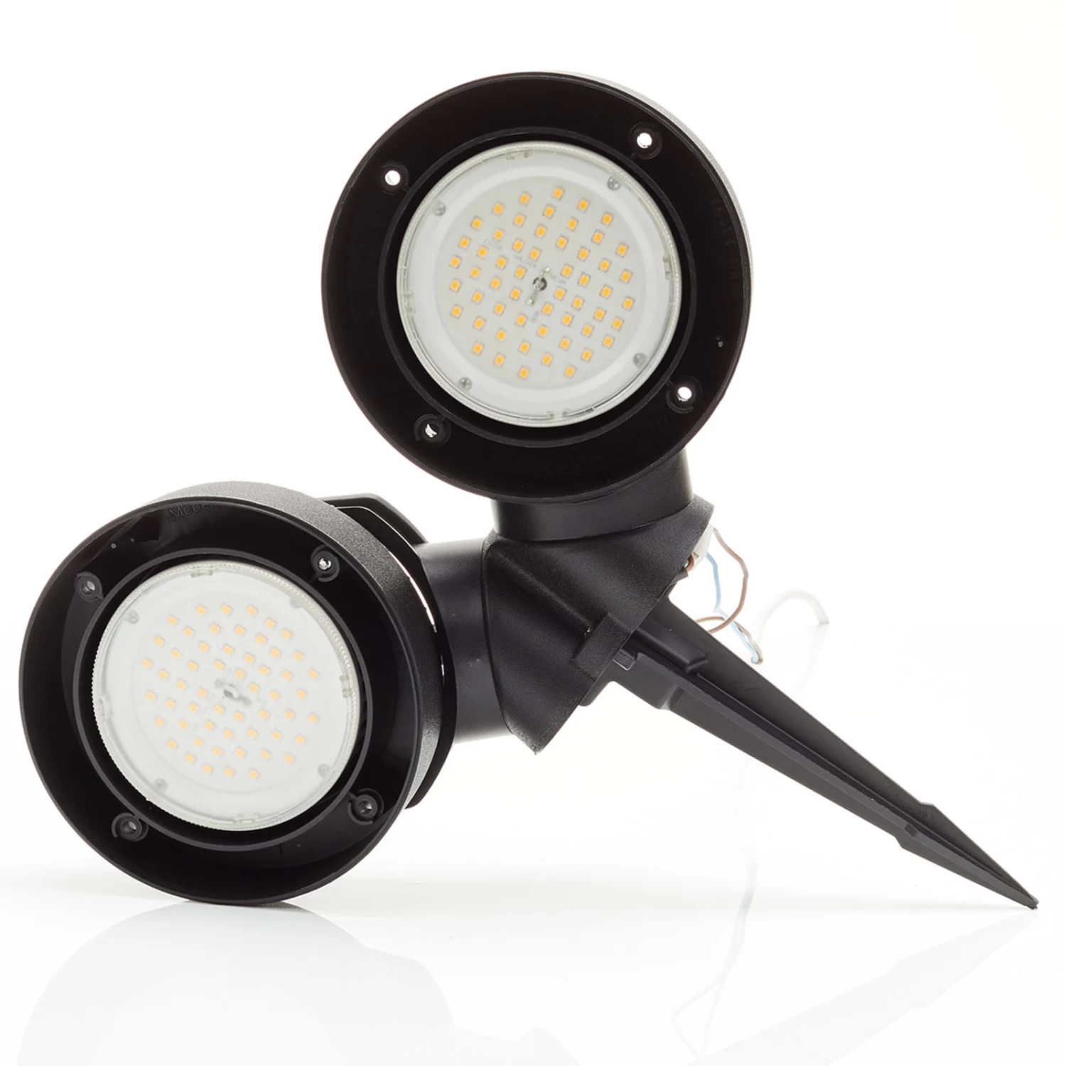 Spießspot Tommy-EL Rund Schwarz/frosted 2x10W CCT – Bild 5