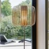 Forestier Bamboo Light Stehlampe 1-flammig Weiß