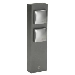 Steckdosensäule 4406 2fach, Klemme, App-steuerbar