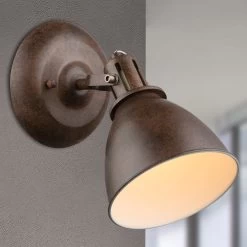 Globo Giorgio - Wandspot In Rostbraun