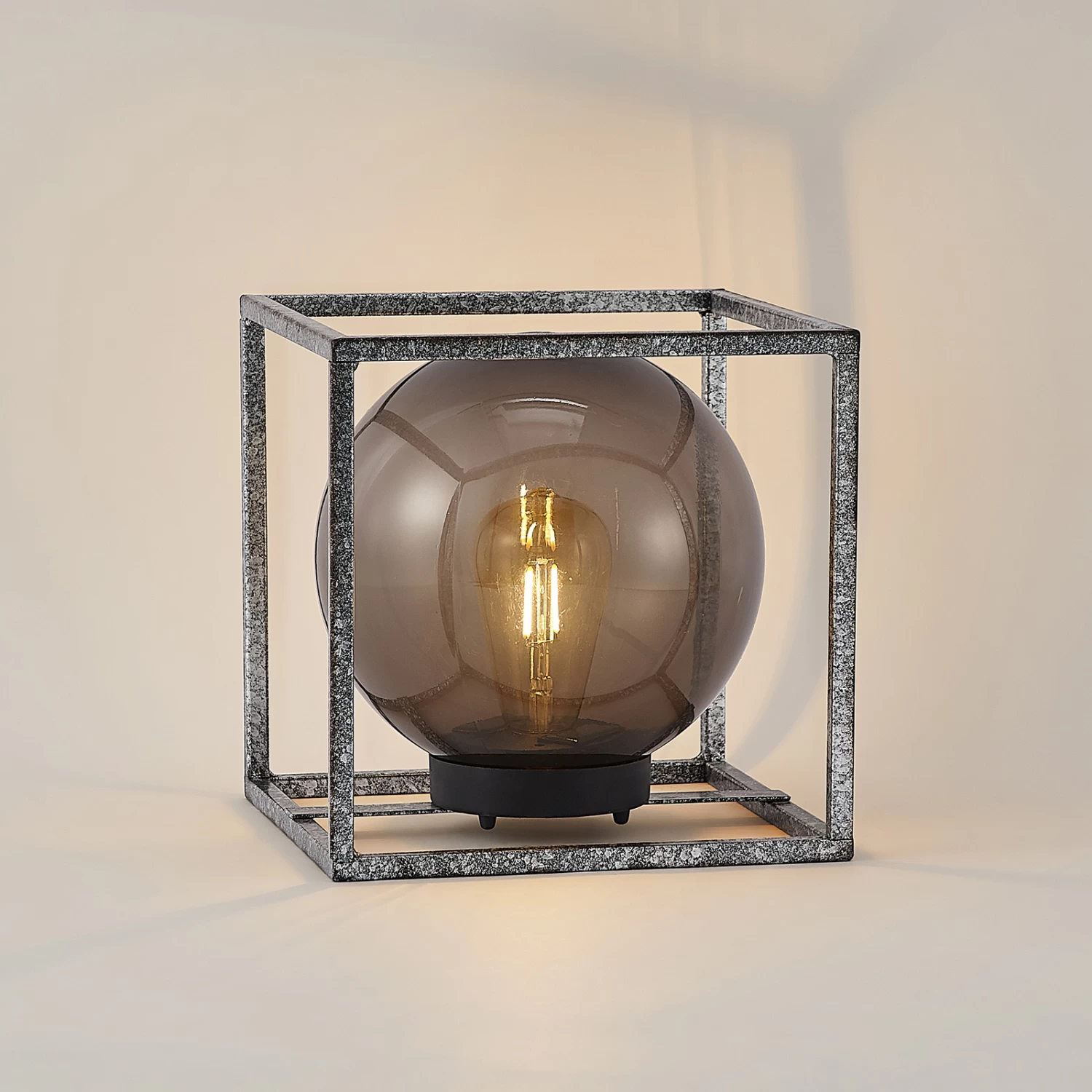 Lindby Purdie LED-Solarleuchte, Käfig, Kugel – Bild 3