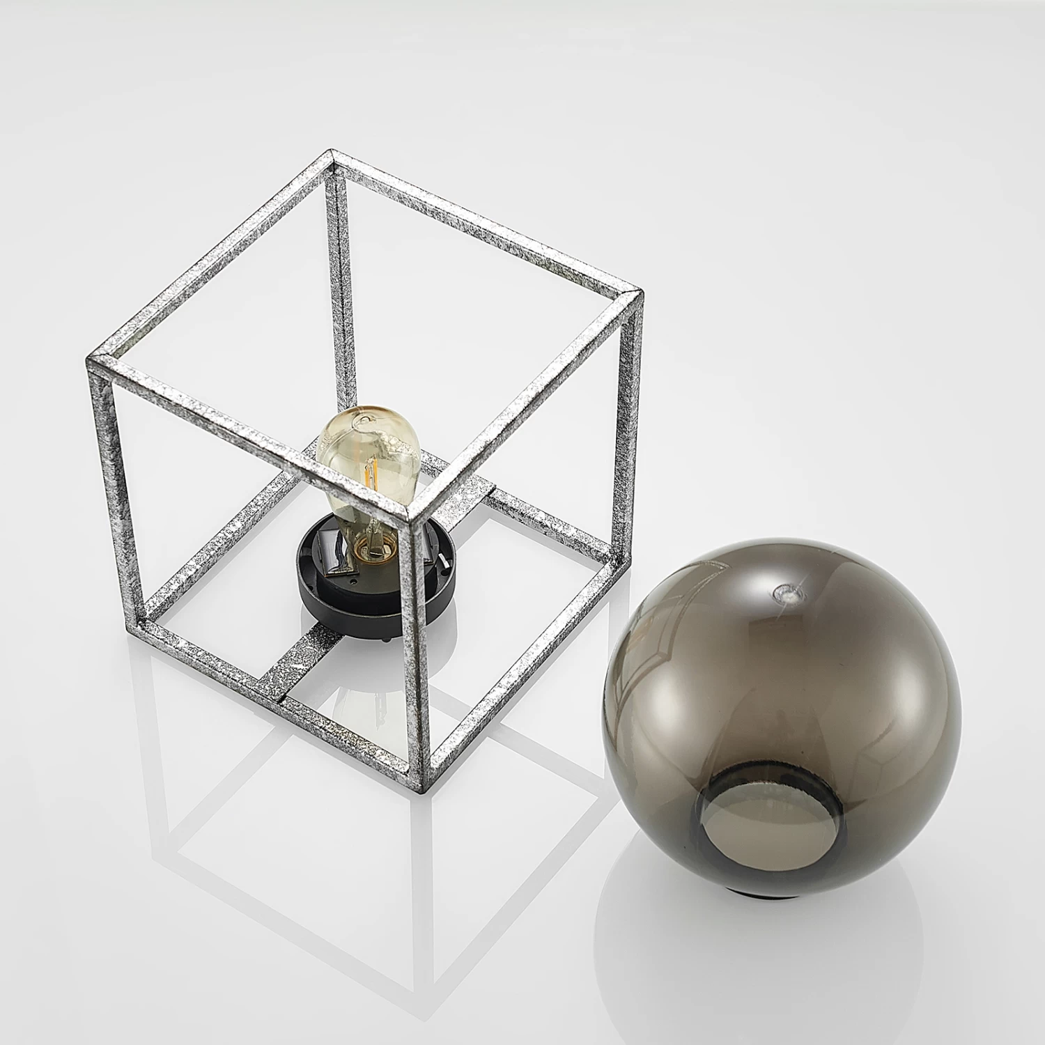 Lindby Purdie LED-Solarleuchte, Käfig, Kugel – Bild 9