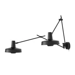 GRUPA Arigato Wandleuchte 2-flammig 70cm Schwarz