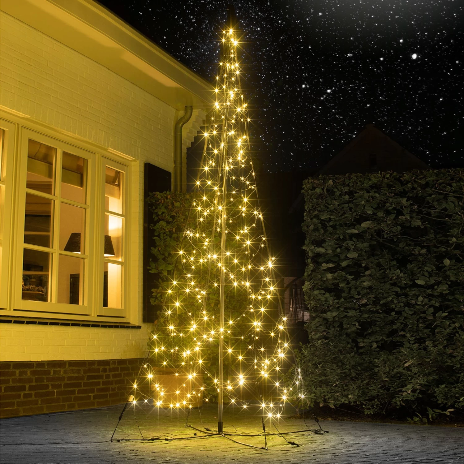 Fairybell Weihnachtsbaum Mit Mast, 320 LEDs 300cm – Bild 2