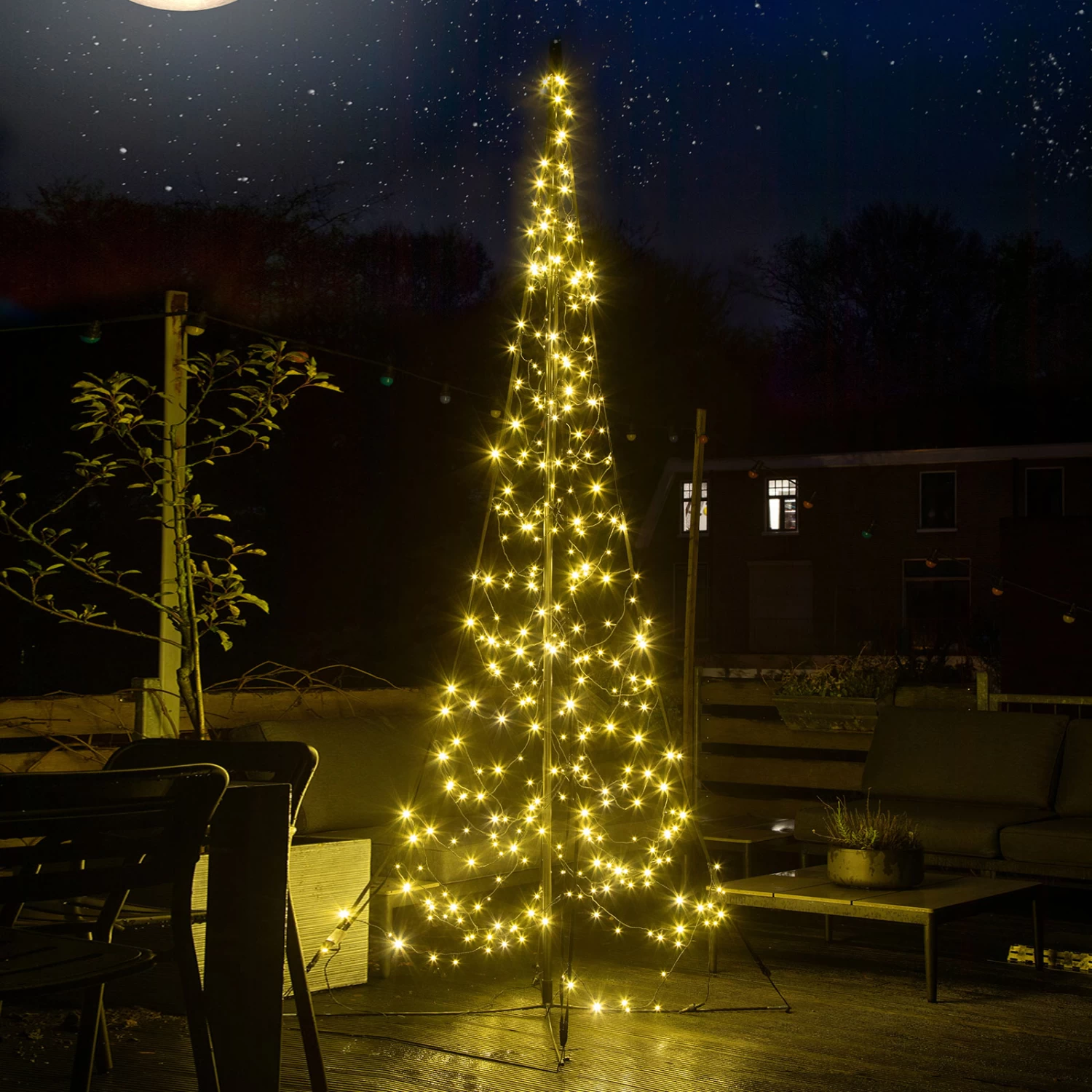 Fairybell Weihnachtsbaum Mit Mast, 320 LEDs 300cm – Bild 3