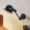 Jieldé Loft D2501 Flexible Wandleuchte, Schwarz